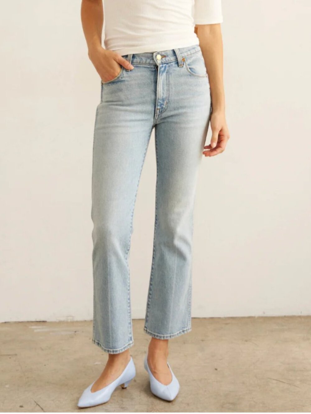 NWT- Jamie Haller The Rooney Mid in Light Vintage size 29